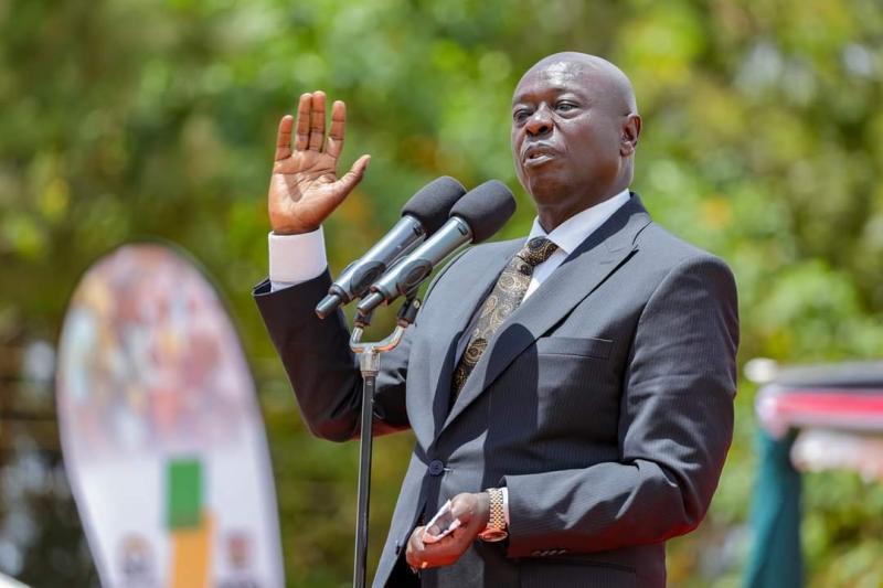 File image of DP Rigathi Gachagua.